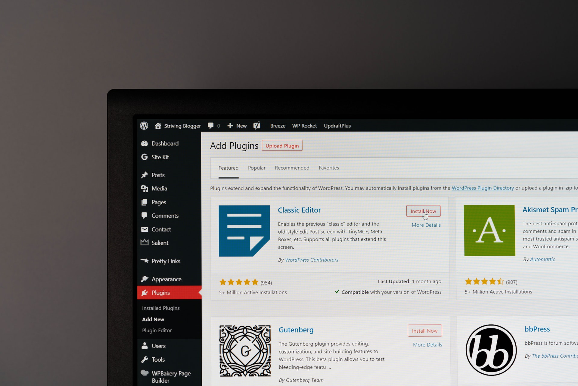 wordpress najlepsze wtyczki dla blogera