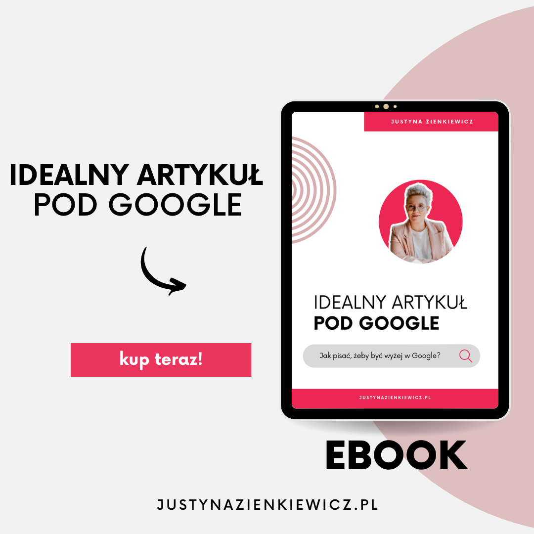 Idealny artykuł pod Google - e-book